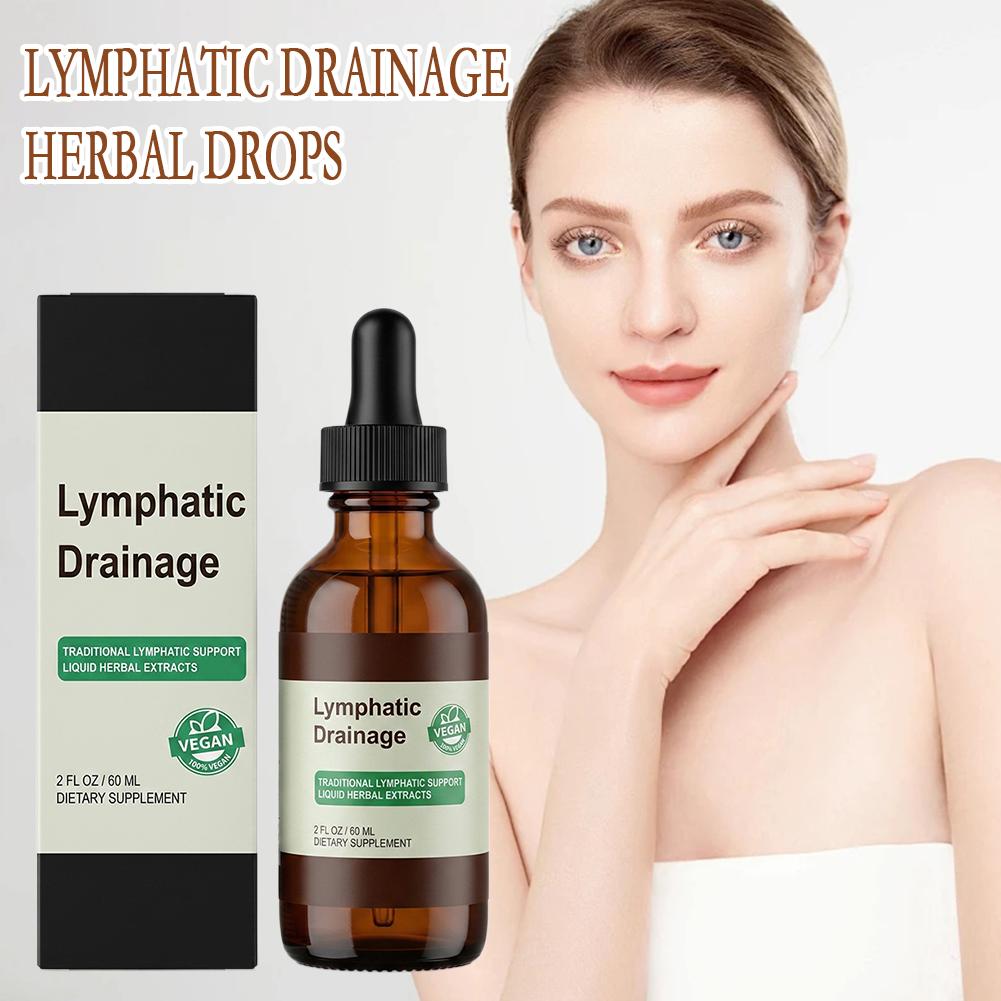 Natural Herbal Wellness - 60ml 림프 배출 허브 드롭스 천연