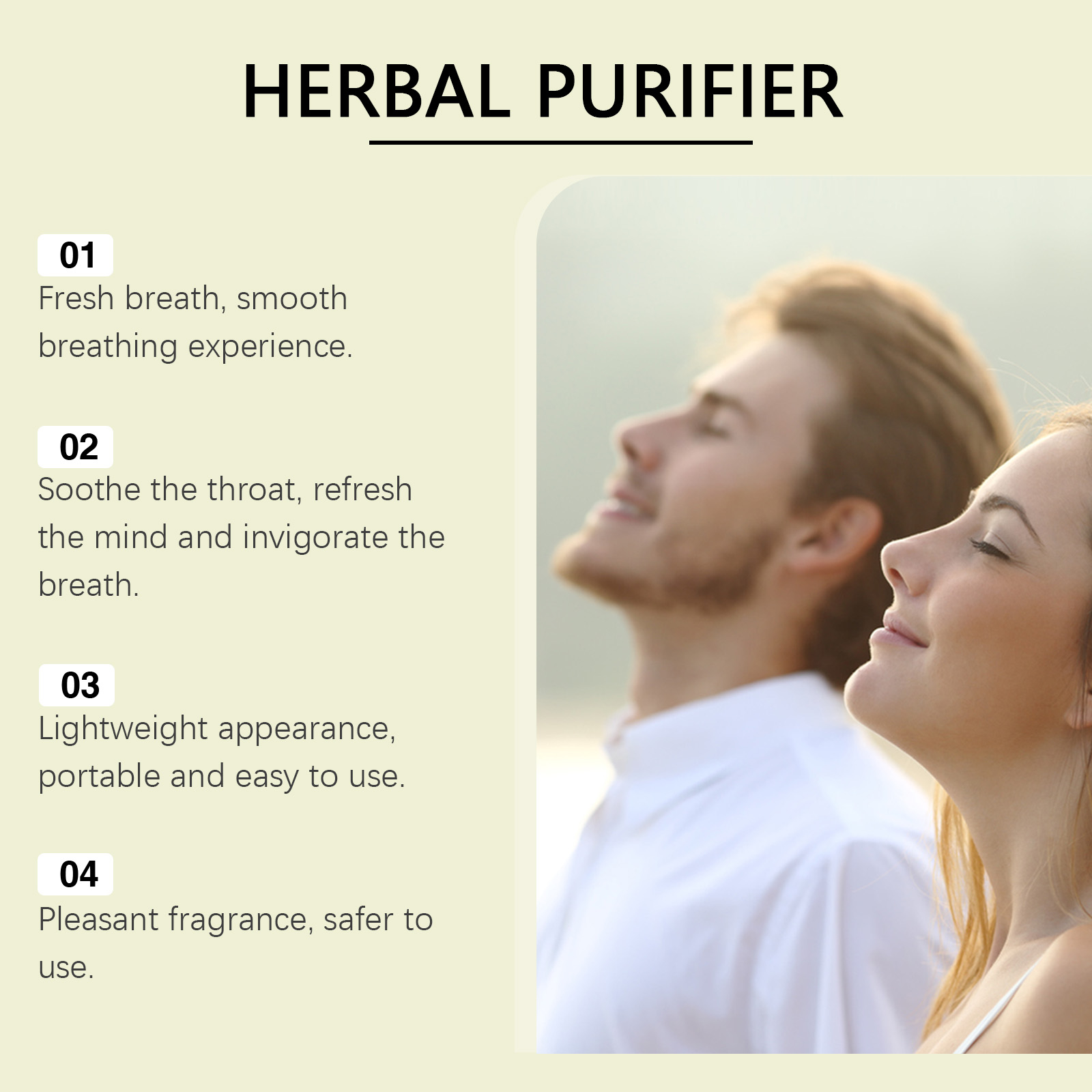 천연 허브 호흡 스틱 상쾌한 숨결 지원 아로마테라피 흡 - Natural Herbal Wellness 리뷰 및 가격