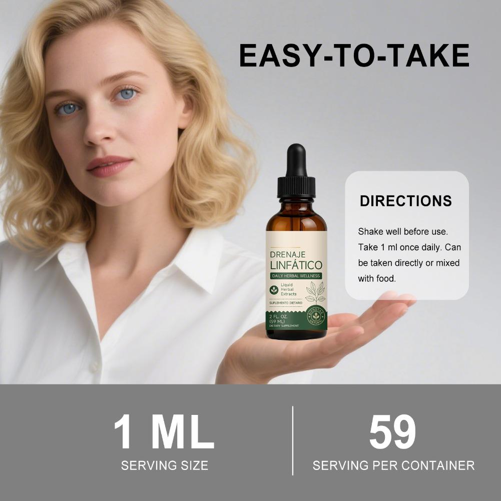 59ml 천연 허브 웰니스 드롭스 액상 림프 지원 배액 - Natural Herbal Wellness 리뷰 및 가격