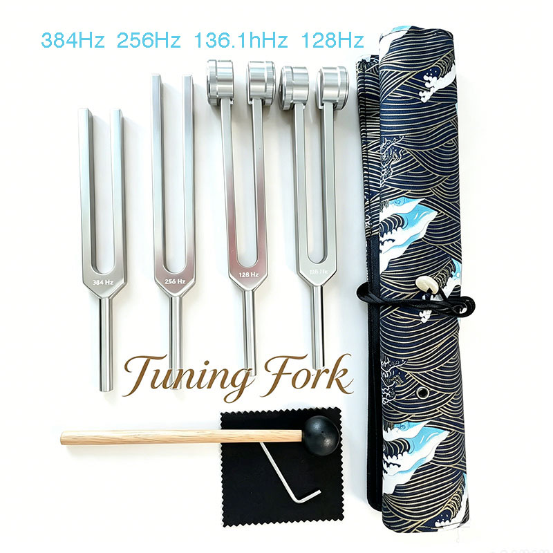 튜닝 포크 세트 128 136.1 256 384Hz 사 - Healing Wellness 리뷰 및 가격